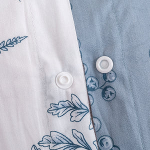 Daphne 100% Cotton Reversible Quilt Cover Set