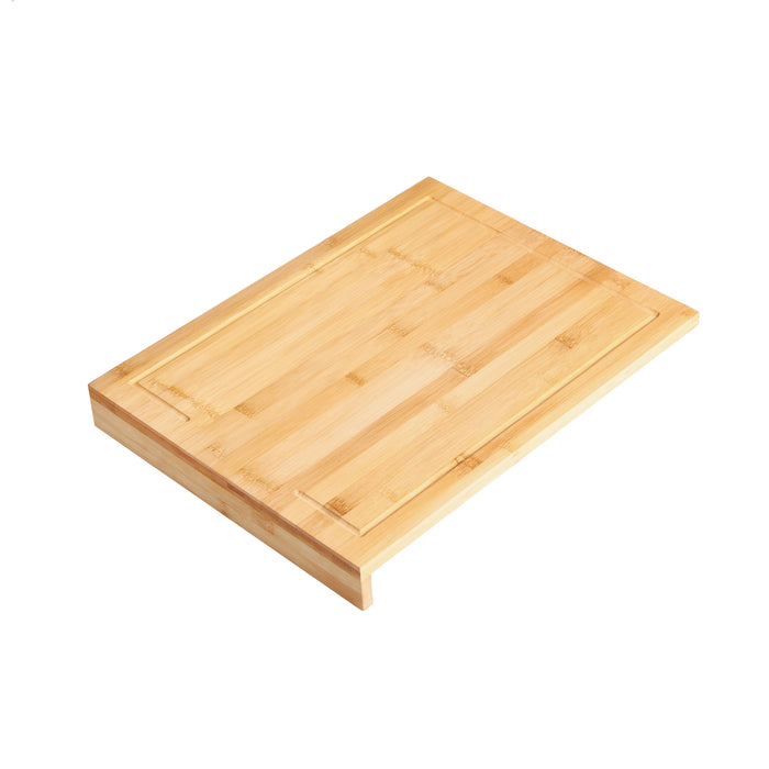 Bamboo Cutting Board With Counter Edge