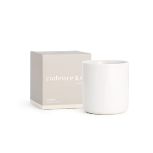 Overture Scented Candle Indulge: Vanilla & Caramel Natural Soy Wax Candle w/ Essential Oils 300 mL