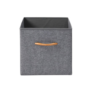 Kicho Fabric Storage Box Grey 30x30x29cm