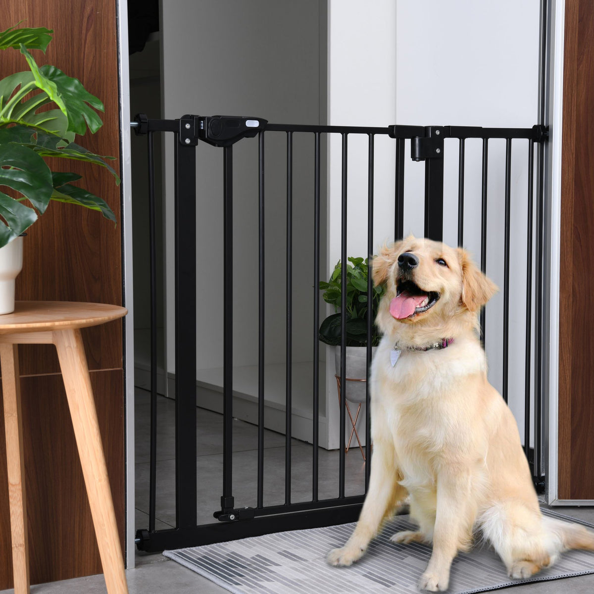 Extendable Safety Gate Black DI Home