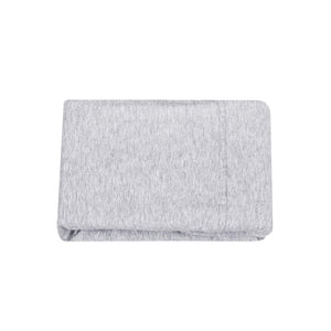Cotton Jersey Pillowcase Standard -2 Pack - Marble Grey - DI Home 