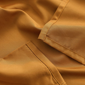400TC Bamboo Cotton Blend Sateen Sheet Set Rust