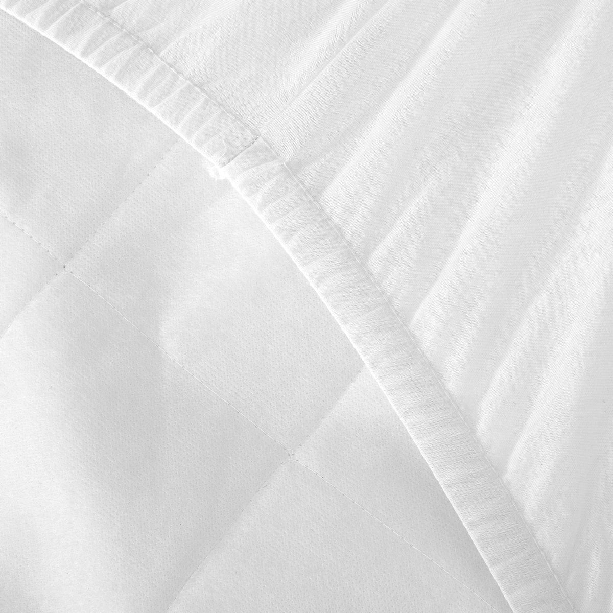 Bamboo Quilted Mattress Protector White DI Home