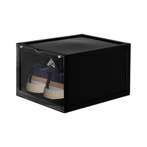 Front Display Shoe Box Organiser Black