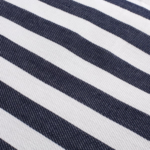 Picnic Blanket Blue and White Striped