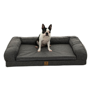 Faux Linen Pet Sofa Bed