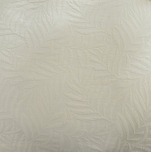Leafy Jacquard 100% Cotton Quilt Cover Set Sage