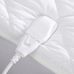 HealthGuard Anti-Allergy Dust Mite Protection Cotton Quilted Electric Blanket