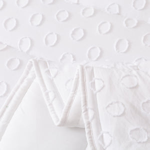 Haven Spot 6 Piece Comforter Set White
