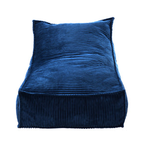 Wilde Ribbed Luxe Fleece Beanbag Lounge Cover Teal