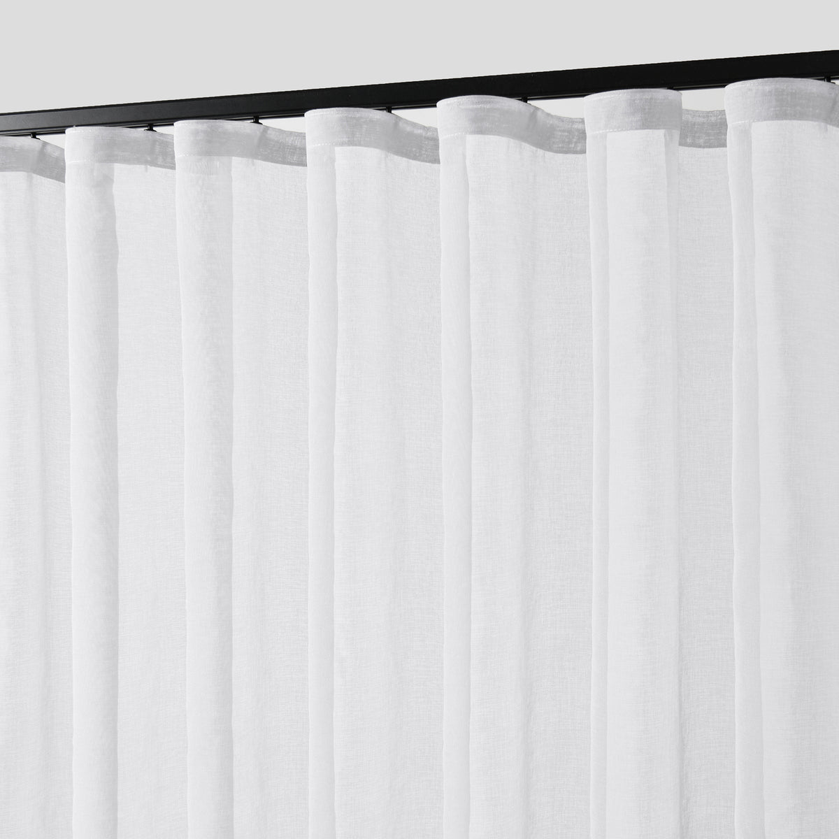 White Sheer S-Fold Curtain - 280cm | Kira | Cadence & Co – DI Home