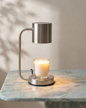 Lume Candle Warmer Lamp Nickel
