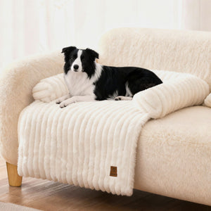Cloud Bolster Sofa Protector Dog Bed Cream