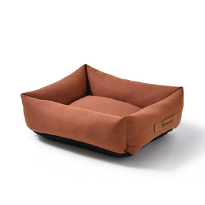 Brooksy Woven Dog Bed Rust