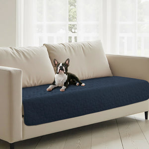 Sofur Waterproof Dog 2-Seater Couch Cover Protector 76x178cm Midnight Blue