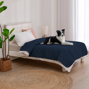 Sofur Waterproof Dog Bed Cover Protector in Midnight Blue