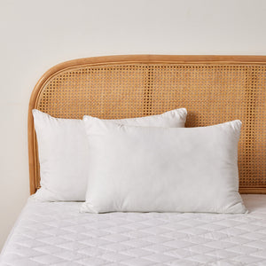 Cotton Cover Down Alternative Pillow Twin Pack - Standard