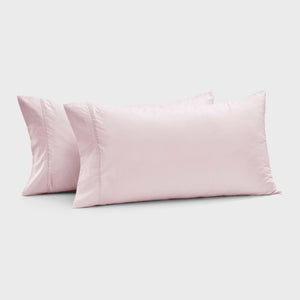 400TC Premium Cotton Sateen King Pillowcase Petal Twin Pack
