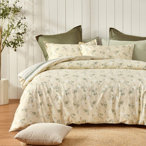 100% Cotton Reversible Quilt Cover Set Otto