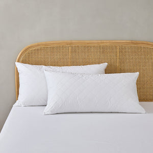Cotton Quilted Waterproof King Pillow Protector Twin Pack