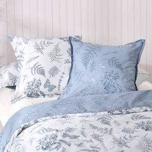 Daphne 100% Cotton Reversible Tailored European Pillowcase Twin Pack