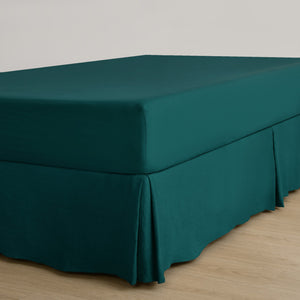 Superfine Washed Microfibre Pleated Valance Teal
