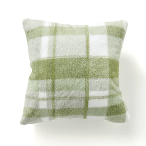 Wynter Reversible Faux Fur Cushion Olive