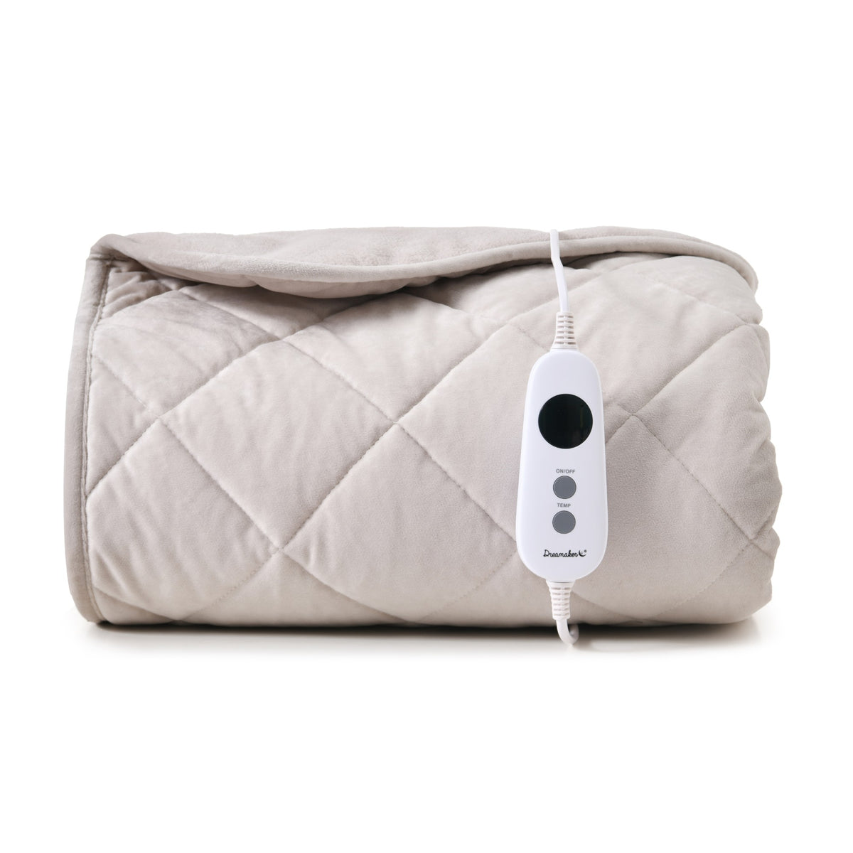 Haven Velvet Heated Throw Stone – DI Home
