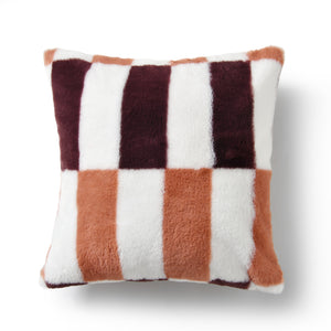Alma Faux Fur Cushion Chocolate Mousse