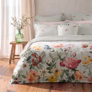 Lolita 300TC Cotton Sateen Quilt Cover Set Green