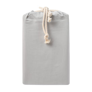 1500TC Cotton Rich Pillowcase Twin Pack Dove Grey