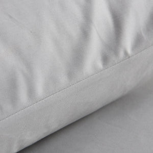 1500TC Cotton Rich Pillowcase Twin Pack Dove Grey