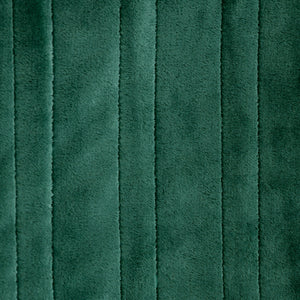 Chunky Embossed Fleece Heated Throw Emerald Green