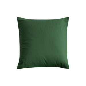 Superfine Washed Microfibre European Pillowcase Hunter Green