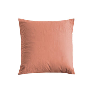 Superfine Washed Microfibre European Pillowcase Pink Clay