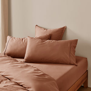 Bamboo King Pillowcase Earth Twin Pack