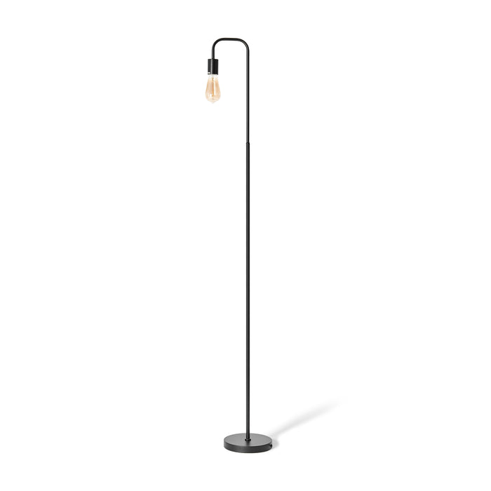 Kara Metal Floor Lamp Matte Black