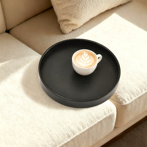 Sofit Bamboo Sofa Tray Table Black