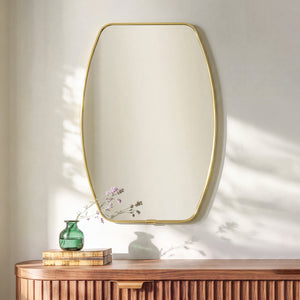Rowan Wall Mirror 30x40cm Brass
