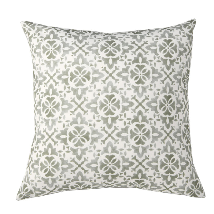Morocco Printed Outdoor Cushion 50 x 50cm - Sage