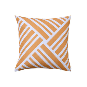 Sol Stripes Printed Outdoor Cushion Mustard