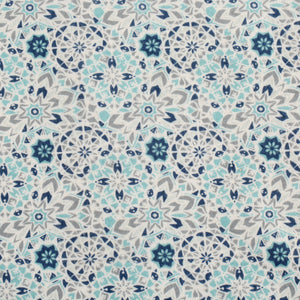 Cotton Top Picnic Rug Blue Mosaic