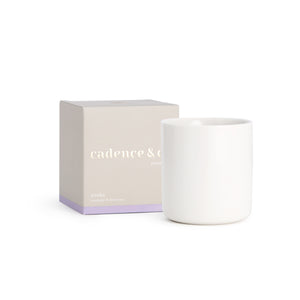 Overture Scented Candle Evoke: Lavender & Rosemary Natural Soy Wax Candle w/ Essential Oils 300 mL