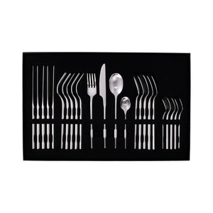 24pcs Cutlery set with Matte Polish - Silver