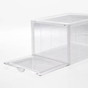 Front Display Shoe Box Organiser Clear - 6 Pack
