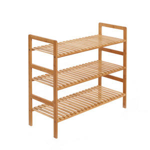 Essential Natural Bamboo Shoes Rack