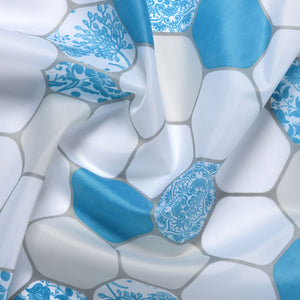 Single Fabric Shower Curtain Mosaic