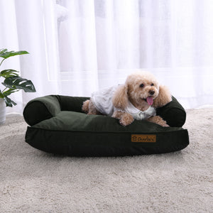 Ripley Corduroy Pet Sofa Bed - Green