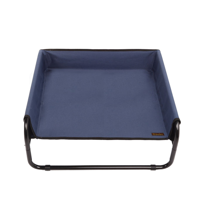 High Walled Outdoor Trampoline Pet Bed Cot - Blue